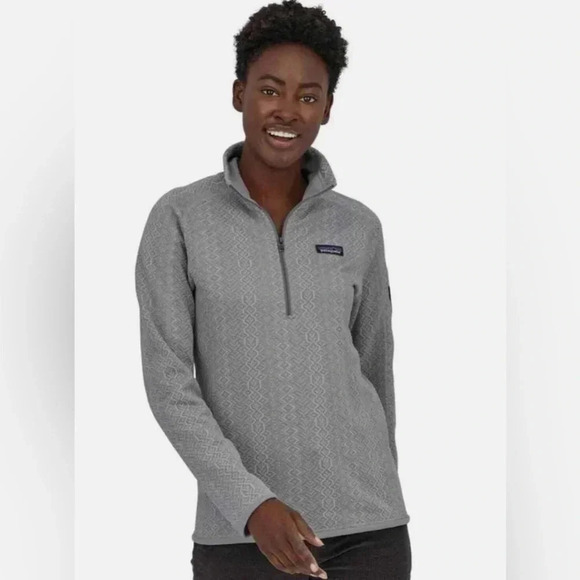 Patagonia 1/4 Zip Pullover Salt Gray - Size Small - Picture 1 of 5